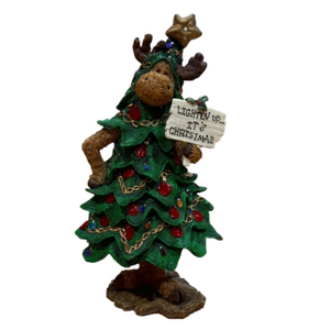 Vtg 2006 Boyds Bears The Moose Troop - Bruce Spruceski Christmas Figurine